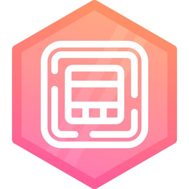 Bir kitap simgesinin vektör illüstrasyonu