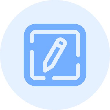 kalem simgesi. Web için kalem vektör simgelerinin basit illüstrasyonu