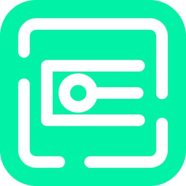 Bilgisayarın modern bir simgesinin vektör illüstrasyonu