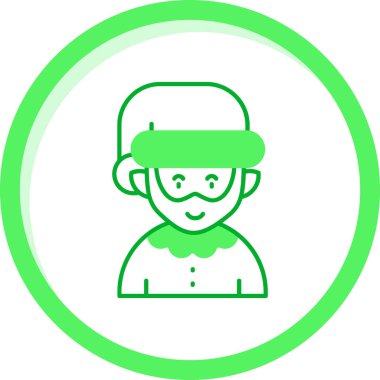 Adamım. Web simgesi basit illüstrasyon