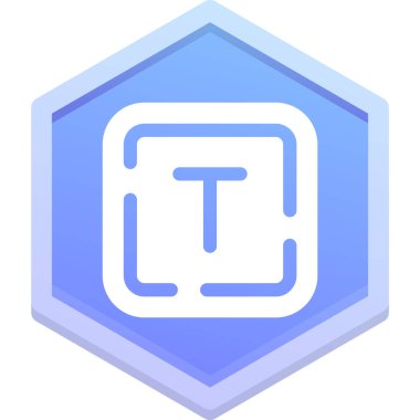 Düz moda rozet simgesi izole edildi