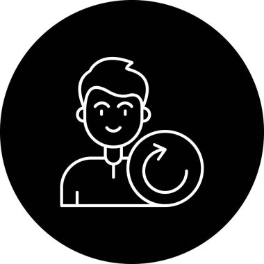 seo modern simgesinin vektör illüstrasyonu