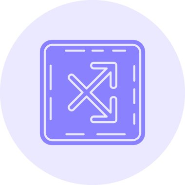 Yön. Web simgesi basit illüstrasyon