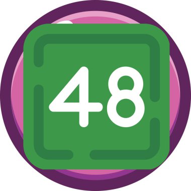 45 glyph vektör simgesi tasarımı