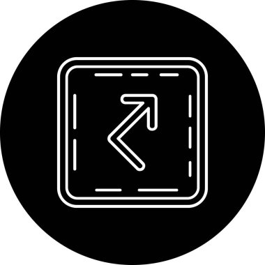 ok simgesi vektör illüstrasyonu