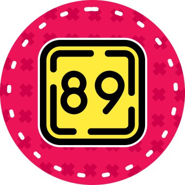 Kumarhane çipi ikonu. taslak kumarhane çipi vektör simgesi rengi düz izole