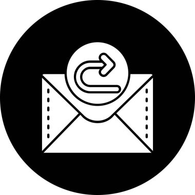 E-posta. Web simgesi basit illüstrasyon