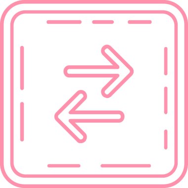 ok simgesi, vektör illüstrasyonu