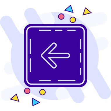 ok simgesi vektör illüstrasyonu