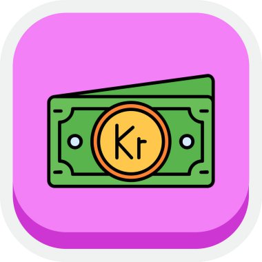 Projeniz için vektör nakit simgesi