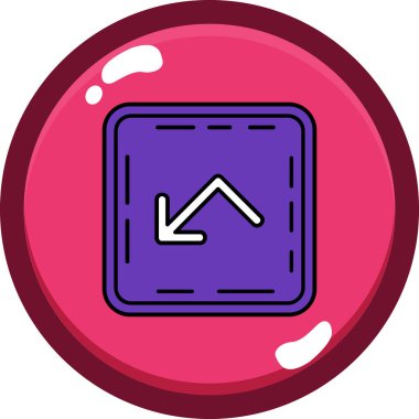 ok simgesi, modern tasarım illüstrasyonu