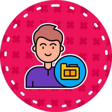 Bir kumarhane simgesinin vektör illüstrasyonu