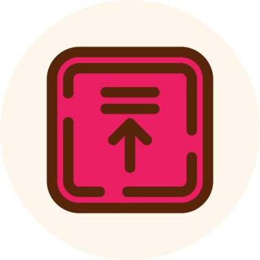 Çikolatalı pasta vektör simgesi