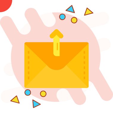 posta simgesi dizaynlı mektup