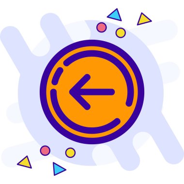 ok simgesi vektör illüstrasyonu