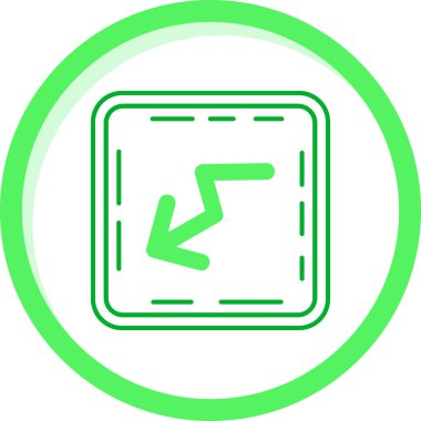 ok simgesinin vektör illüstrasyonu