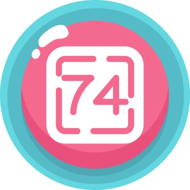 Takvim simgesi vektör illüstrasyonu