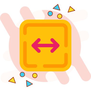 ok yönü simgesi doldurulmuş - taslak biçimi