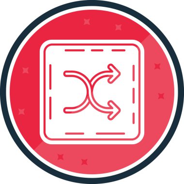 ok simgesi vektör illüstrasyonu