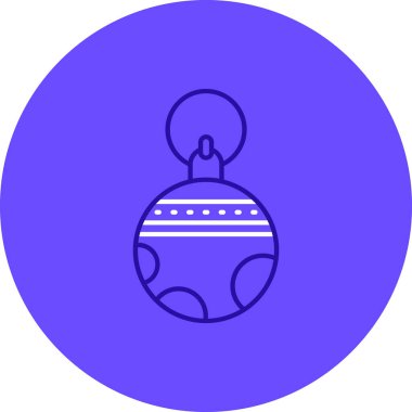 top noel dekorasyon simgesi - taslak biçimi