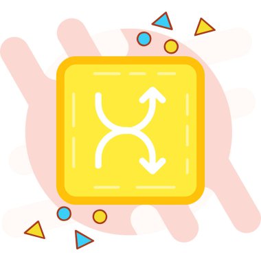 Ok simgesi tasarım vektörü