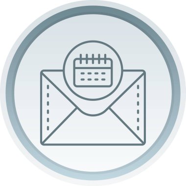 zarf simgesi vektör illüstrasyonu