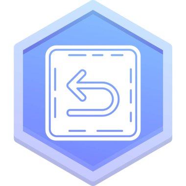 Modern bir simgenin vektör illüstrasyonu