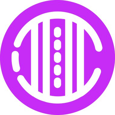 müzik notası ikon vektör tasarımı