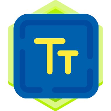 alfabe harfi t simgesi dizayn şablonu.