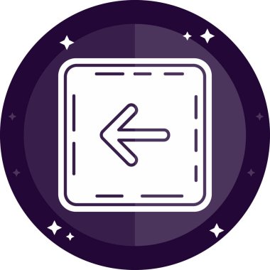 Ok. Web simgesi basit illüstrasyon