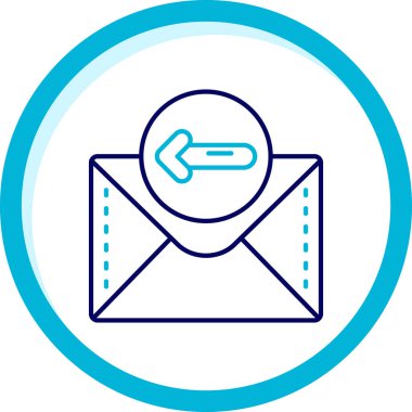 E- posta simgesinin vektör illüstrasyonu