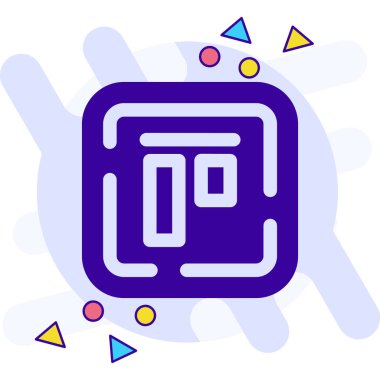 İçinde harf olan bir kitabın vektör çizimi