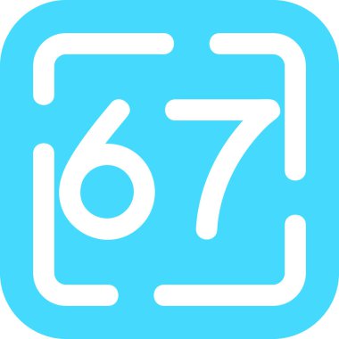 Modern bir simgenin vektör illüstrasyonu