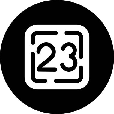 Takvim simgesi vektör illüstrasyonu