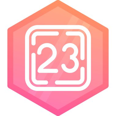 Bir takvim simgesinin vektör illüstrasyonu