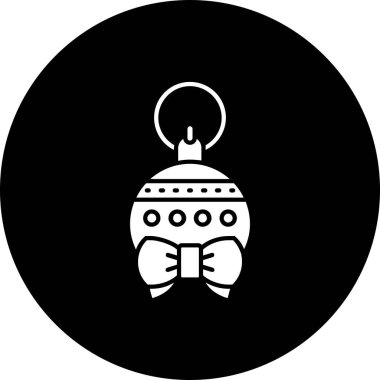 Bir papyon simgesinin vektör illüstrasyonu