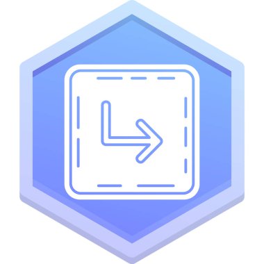 Modern simgenin vektör illüstrasyonu