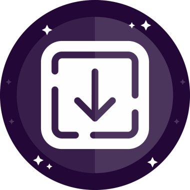 Kabartma biçiminde eşsiz ok simgesi