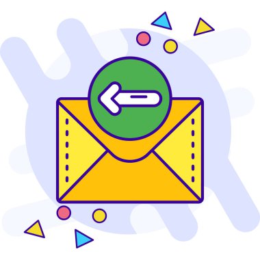 posta simgesi tasarım, vektör çizim