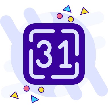 çizgi takvimi 44 saat simgesi beyaz arkaplanda izole edildi. Gündüz gün c.. 4 saat servis konsepti. Renkli taslak konsepti. vektör