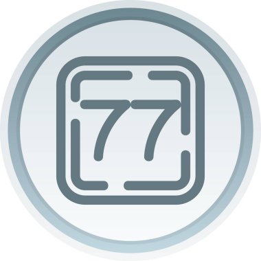 77 simge, taslak biçimi