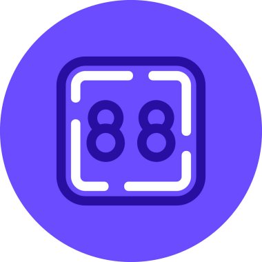 6 numaralı simge tasarım vektörü web tasarım, tasarım, 6 numaralı logo konseptiniz için beyaz arkaplanda izole edildi