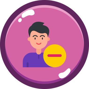 Balonlu adam, vektör çizimi.