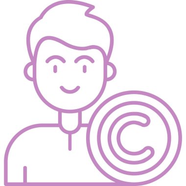 telif hakkı entelektüel hukuk simgesi