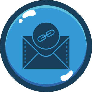 E-posta. Web simgesi basit illüstrasyon