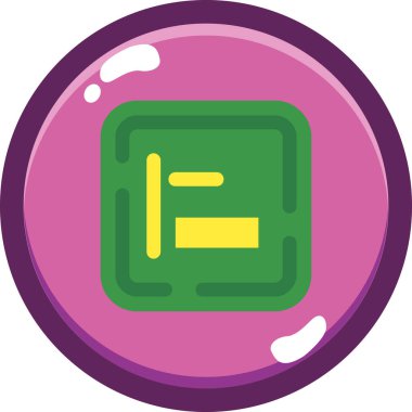 oyun simgesi vektör çizimi