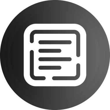 Dosya. Web simgesi basit illüstrasyon