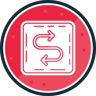 Modern b 'nin vektör illüstrasyonu