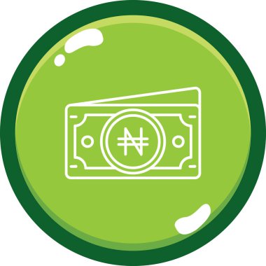 Doları bill kutsal kişilerin resmi, vektör çizim