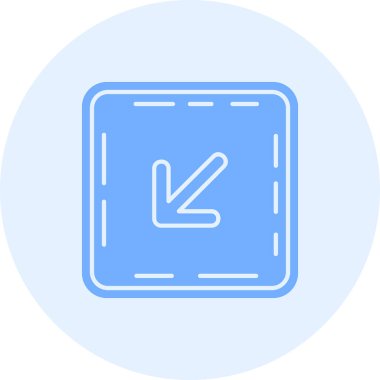 ok yönü simgesi doldurulmuş - taslak biçimi